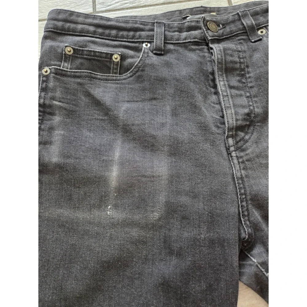 Saint Laurent Paris D14 Black Slim-fit Low-waist Mens Jeans Denim Italy 34×32